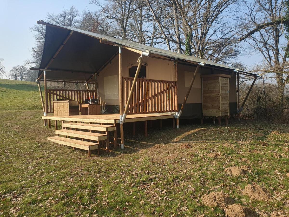 Luxury Safari Tents At Moulin Du Pommier Glamping & Camping Saulgond Eksteriør billede
