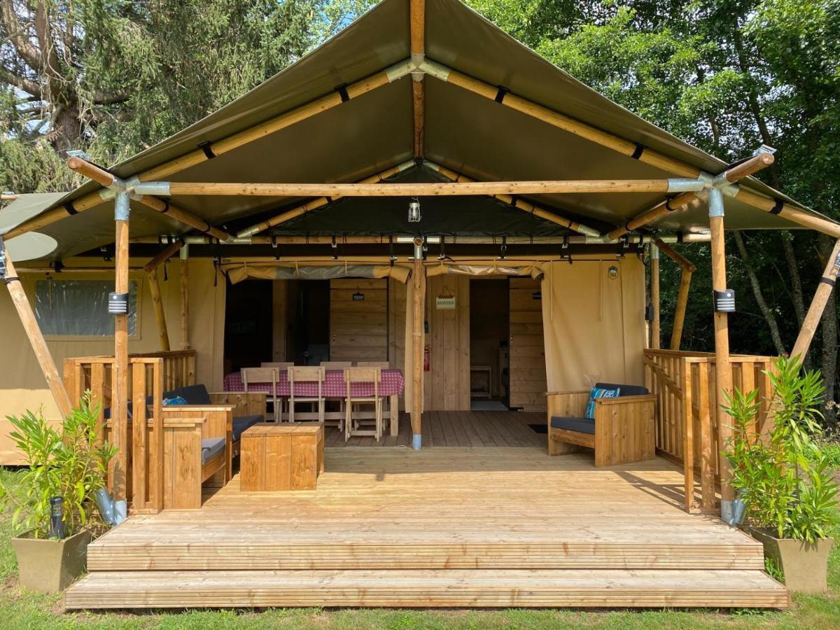 Luxury Safari Tents At Moulin Du Pommier Glamping & Camping Saulgond Eksteriør billede